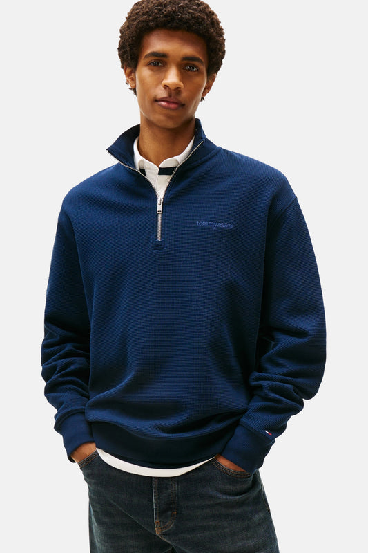 Sweater met ronde hals blauw - TOMMY JEANS