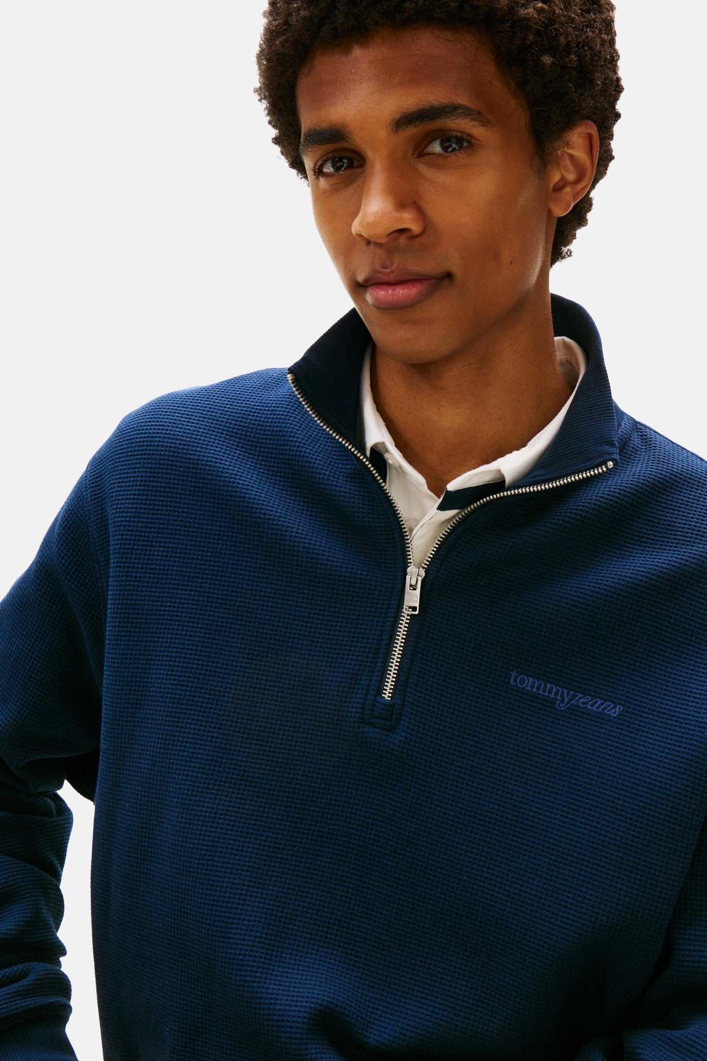 Sweater met ronde hals blauw - TOMMY JEANS