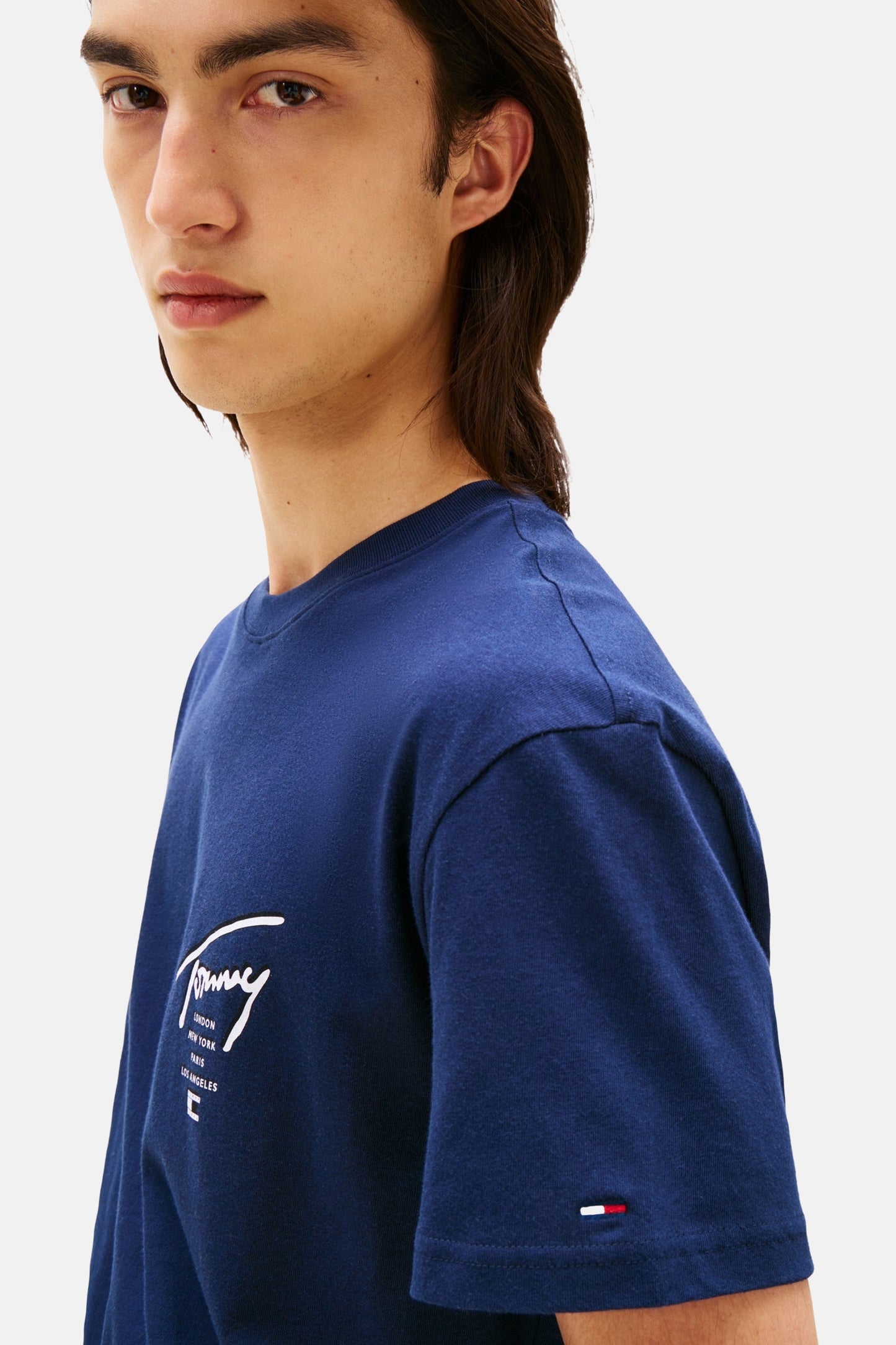 T-shirt (korte mouwen) blauw - TOMMY JEANS