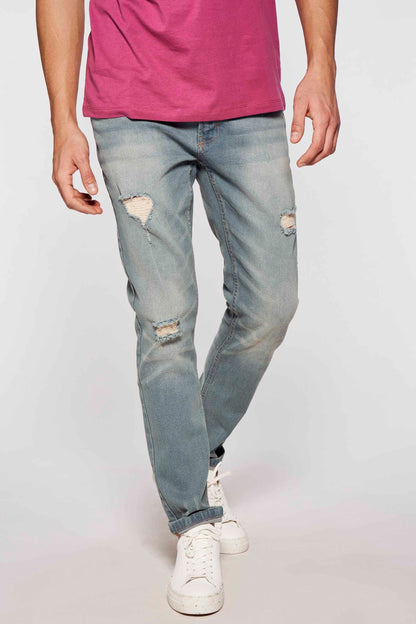 Slim Fit Jeans - Lichtblauwe Denim