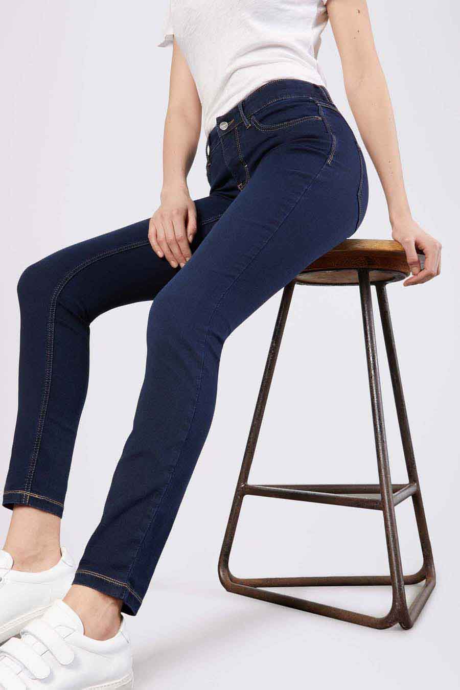 DREAM SKINNY - Donkerblauwe Jeans