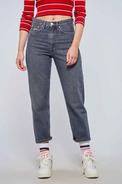 Rechtdoor Jeans - Midden Grijze Denim