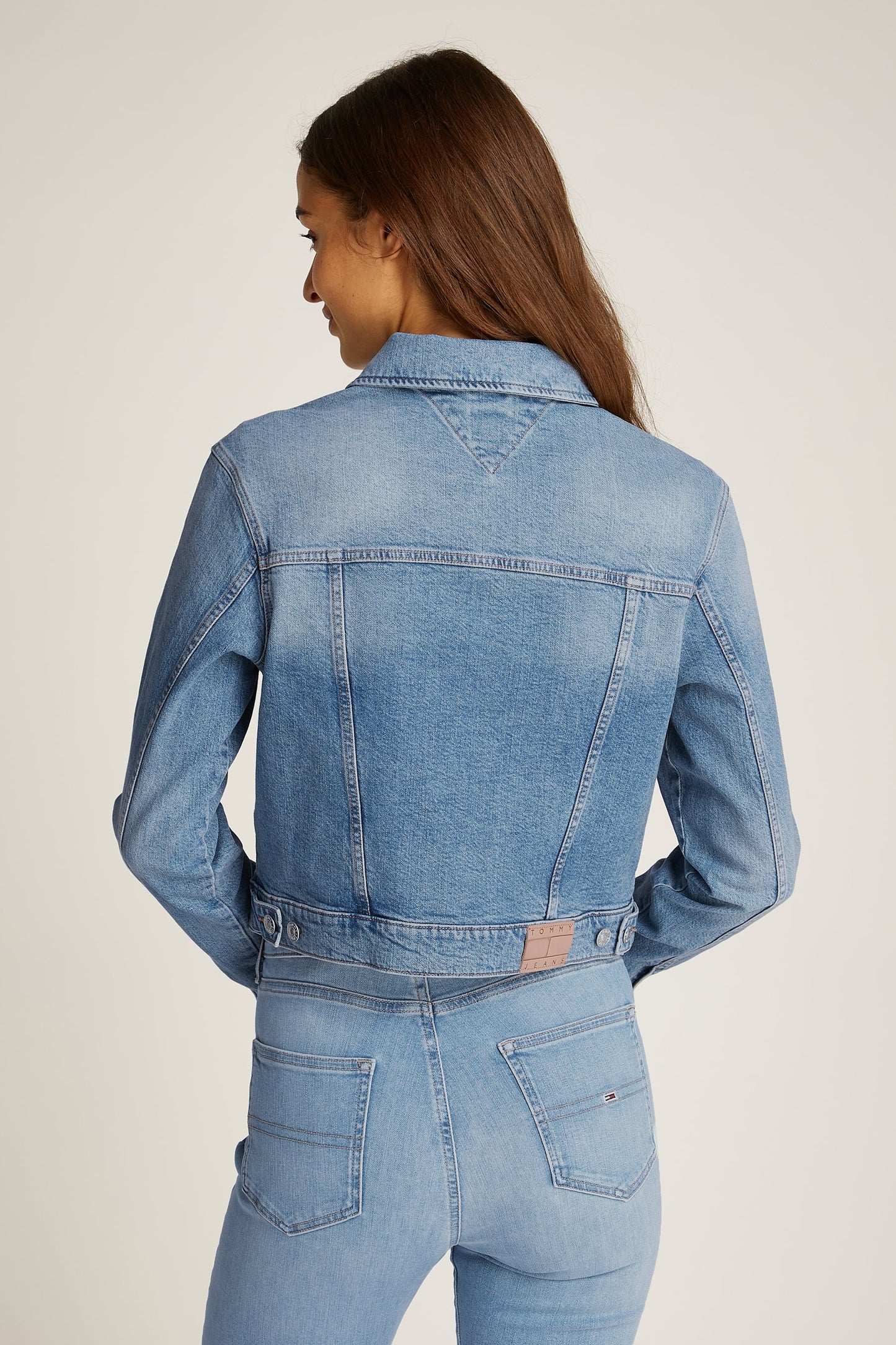 Lichtblauwe Denim Jeansjack