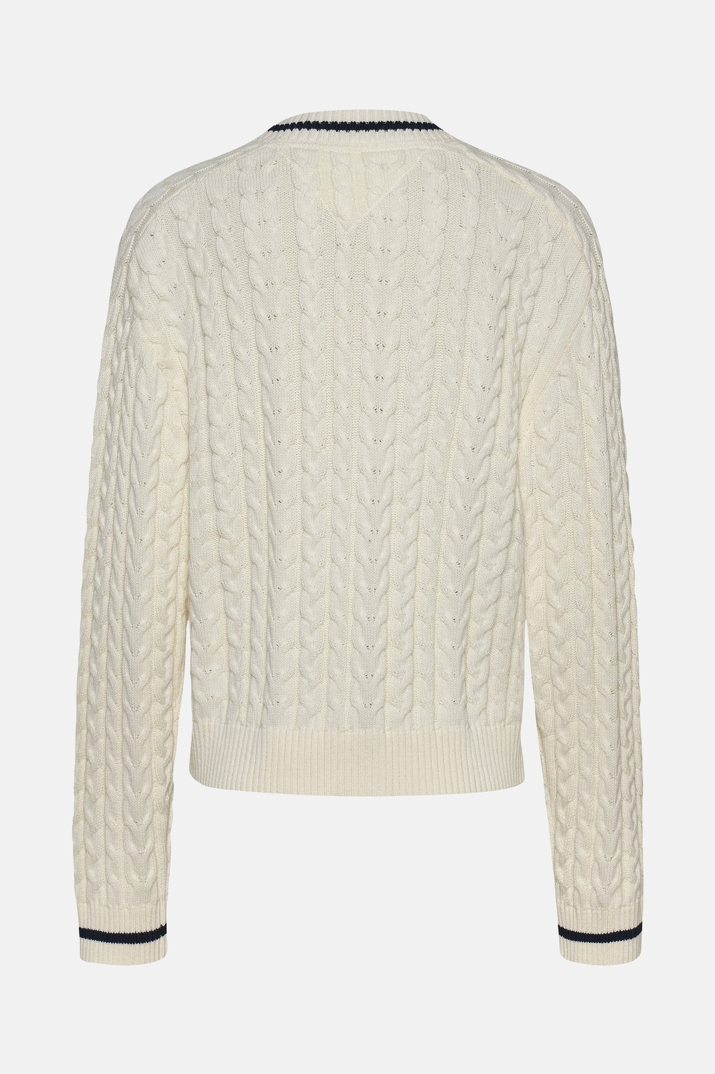 Witte V-hals Trui