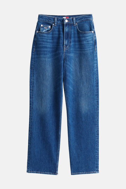 Rechtafstaande Donkerblauwe Denim Jeans - TOMMY JEANS