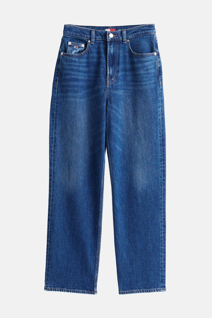 Rechtafstaande Donkerblauwe Denim Jeans - TOMMY JEANS