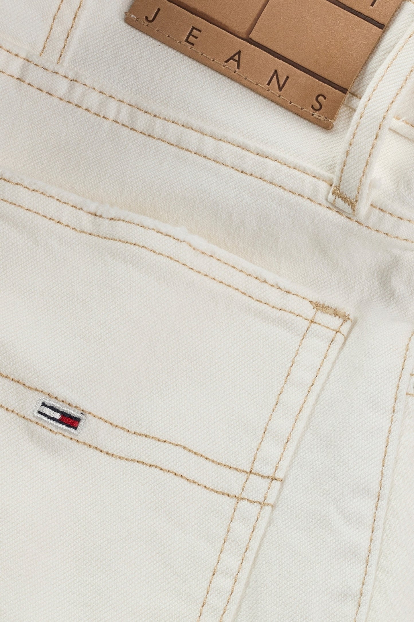 Tommy Jeans Korte Witte Denim