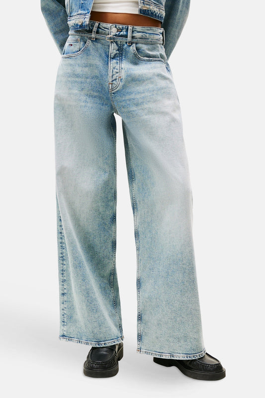 Lichteblauwe Denim Wijd Jeans - TOMMY JEANS