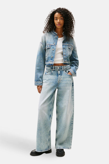 Lichteblauwe Denim Wijd Jeans - TOMMY JEANS