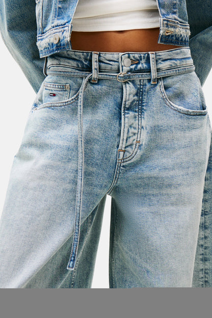 Lichteblauwe Denim Wijd Jeans - TOMMY JEANS