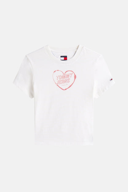 Top (korte mouwen) wit - TOMMY JEANS