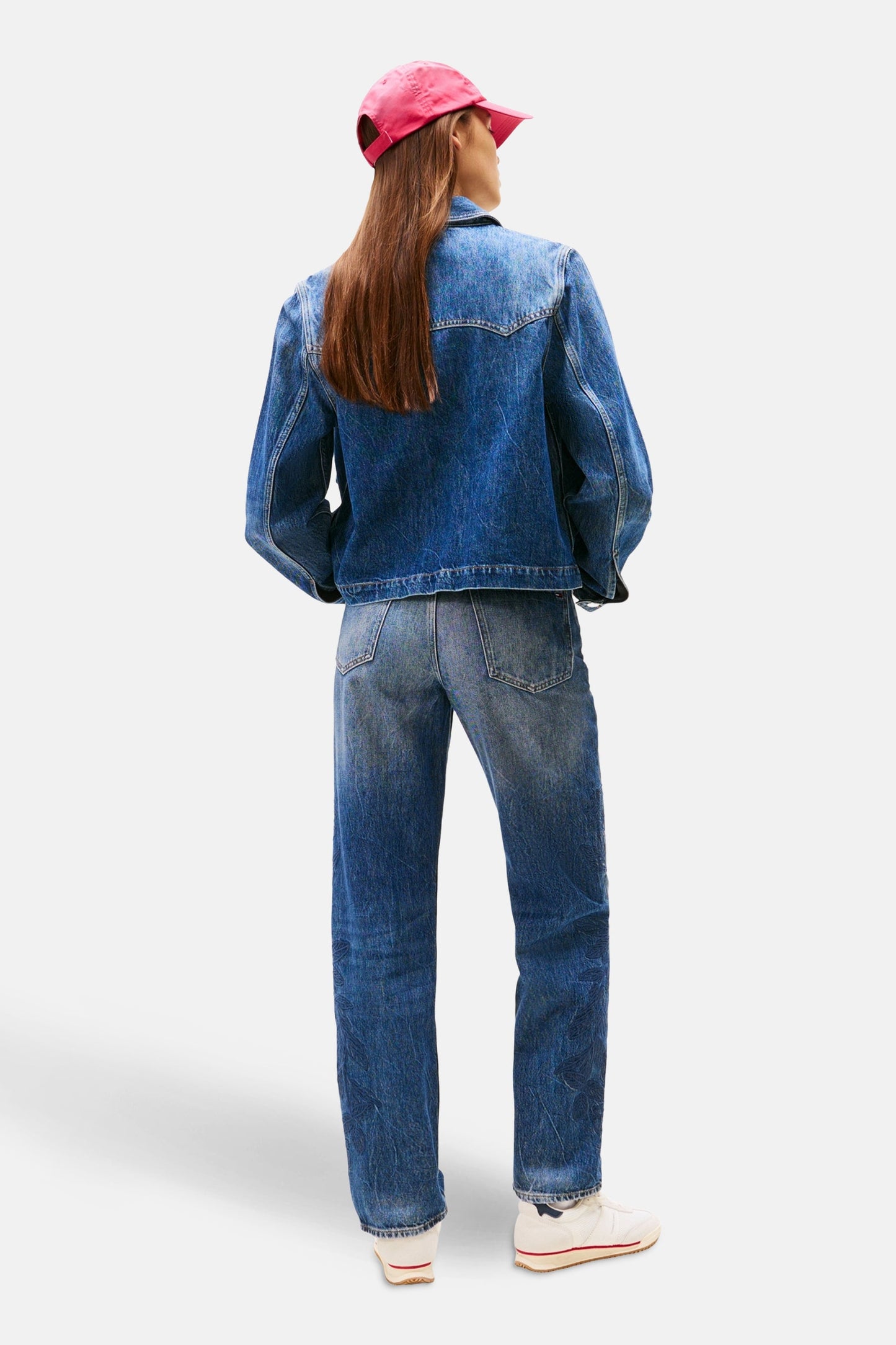 Jeansjas donkerblauwe denim - TOMMY JEANS