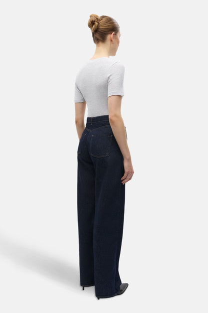 BREE - Donkerblauwe Denim Jeans