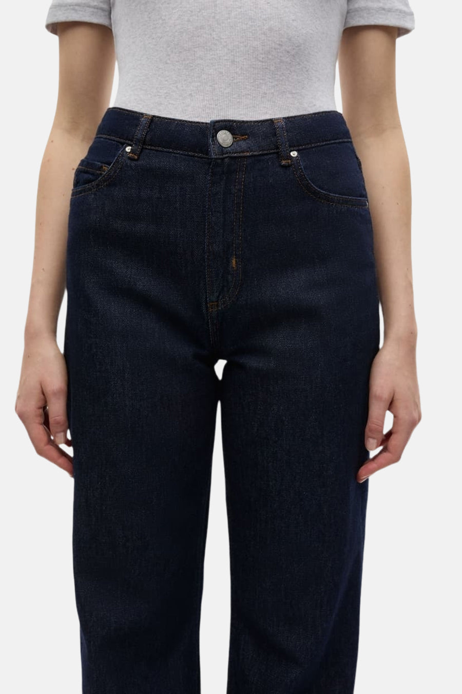 BREE - Donkerblauwe Denim Jeans