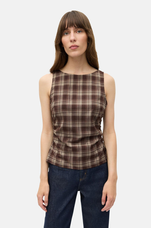 Blouse - bruin