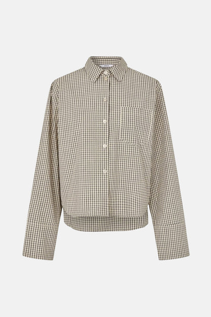 Hemd met lange mouwen - beige
