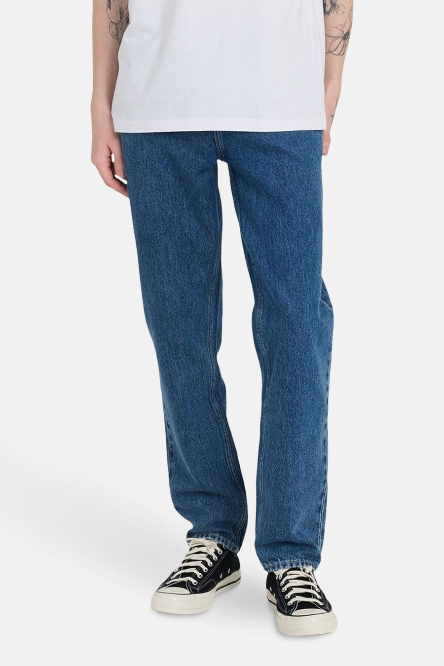 REGULAR 5 DENIM - Mid Blue Denim