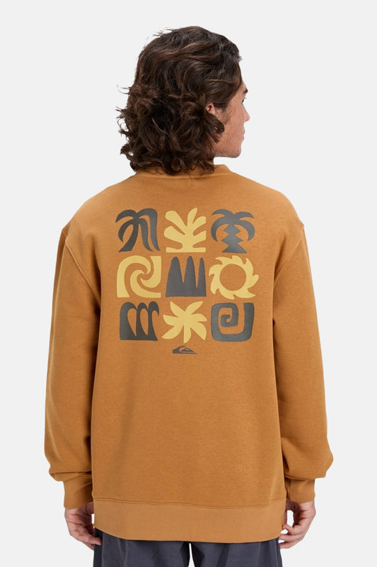 Sweater met ronde hals oranje - Quiksilver