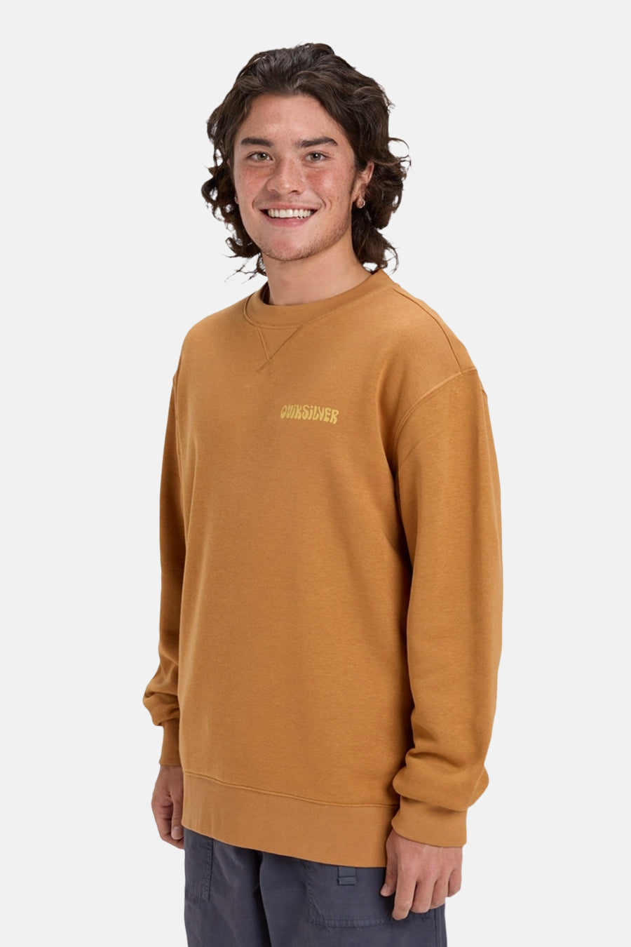 Sweater met ronde hals oranje - Quiksilver