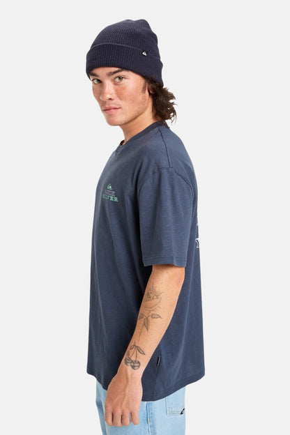 Quiksilver Blauw Korte Mouwen T-shirt