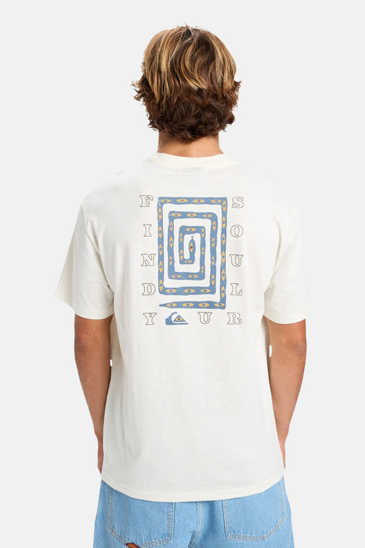 Ecru Short Sleeve T-Shirt - Quiksilver