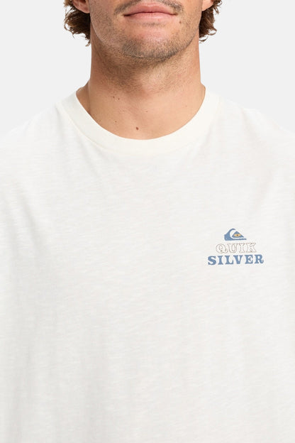 Ecru Short Sleeve T-Shirt - Quiksilver