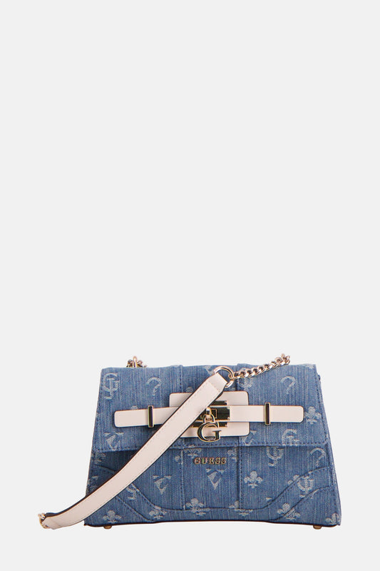 Denim Schoudertas - Middenblauw