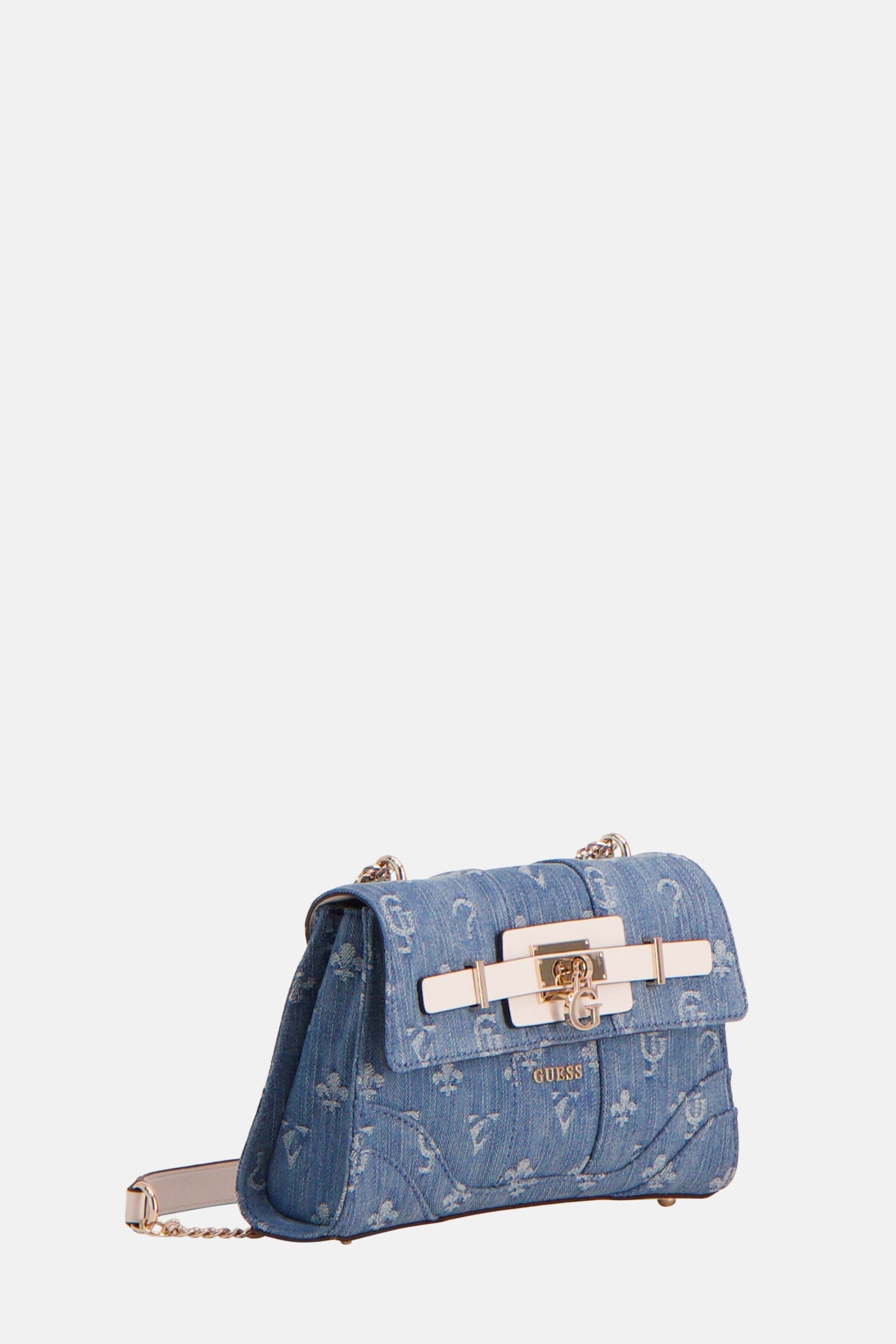 Denim Schoudertas - Middenblauw