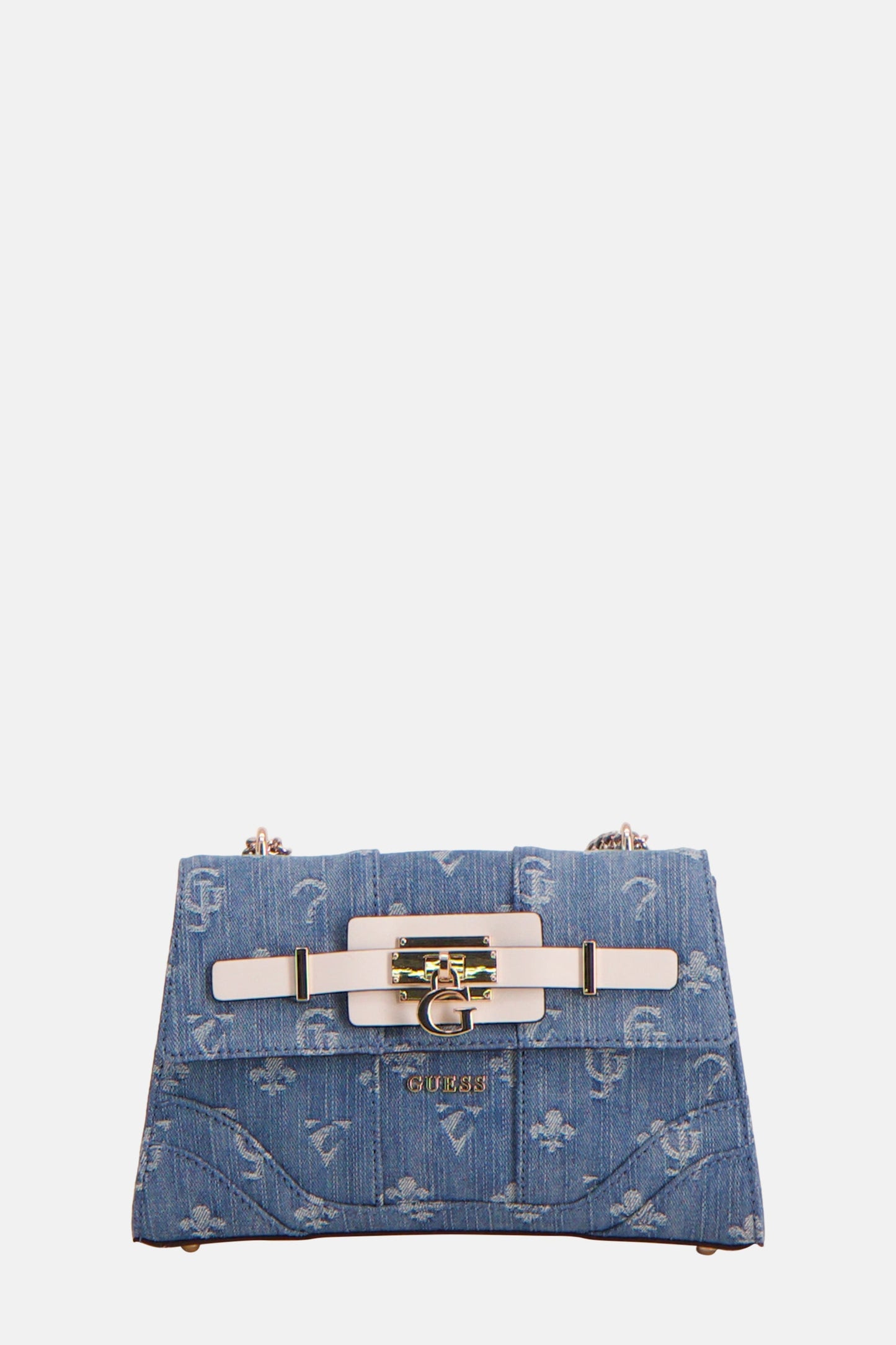 Denim Schoudertas - Middenblauw