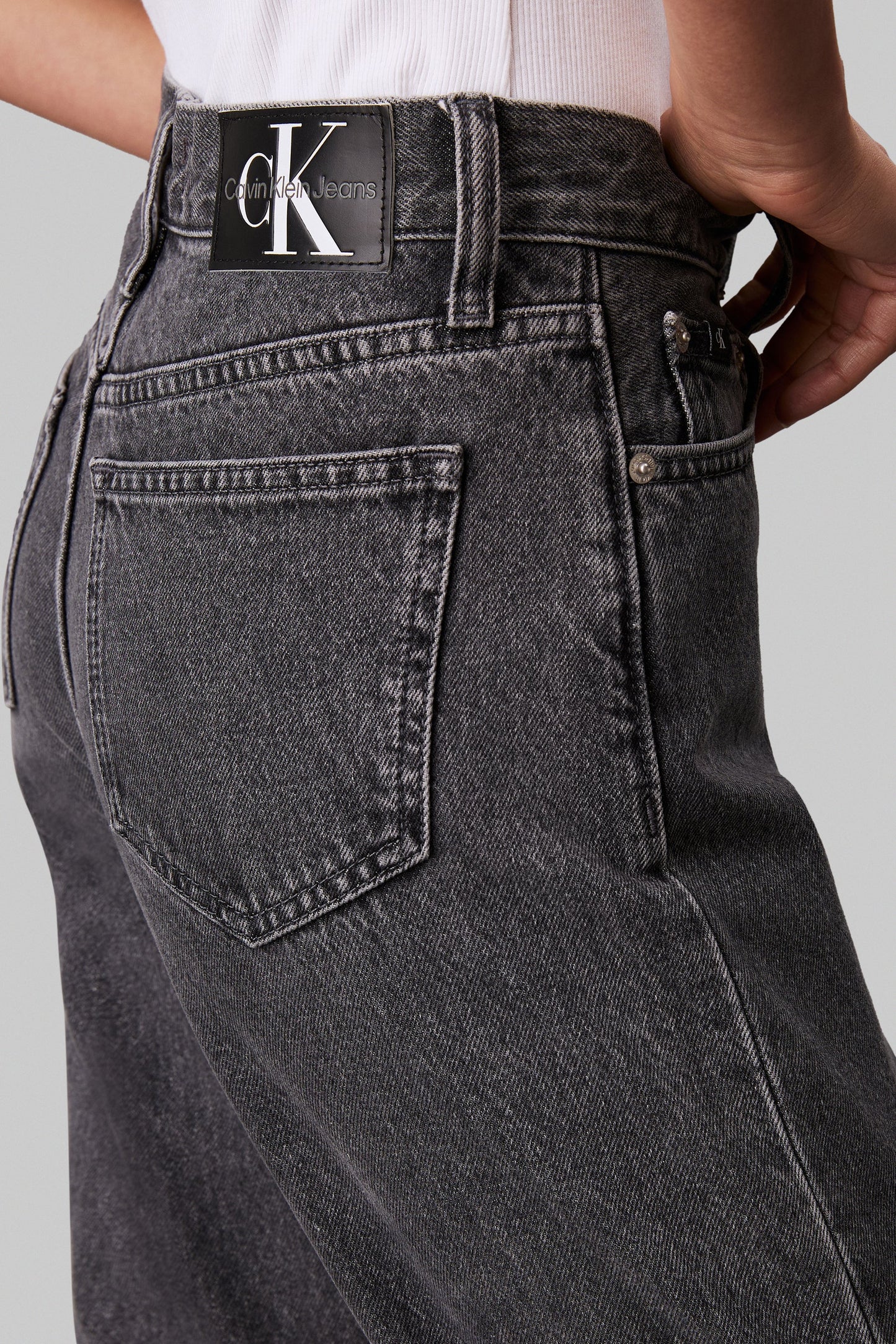 Rechtaf Jeans - Lichtgrijze Denim