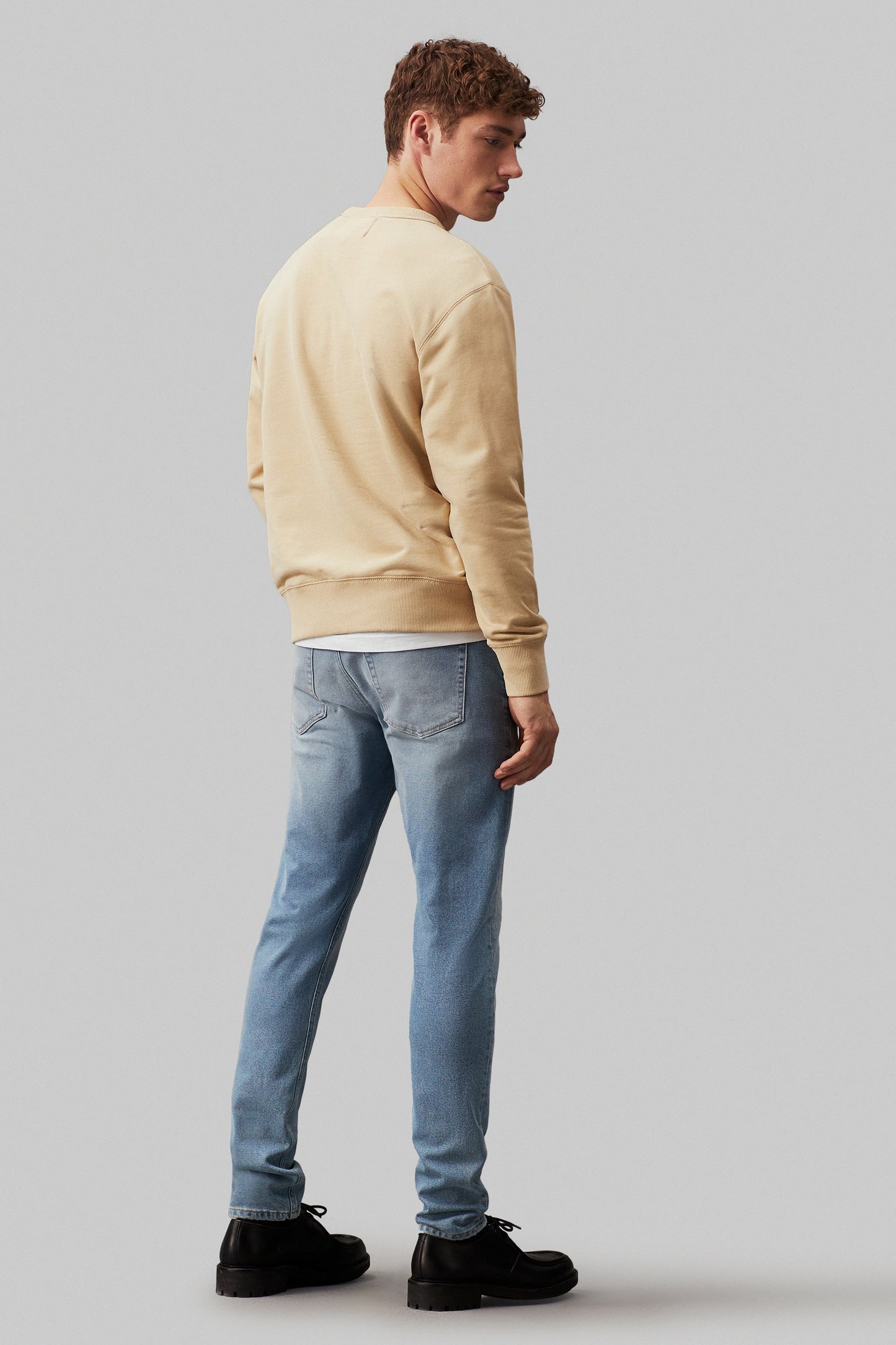 SLIM TAPER CK - Lichtblauwe Jeans