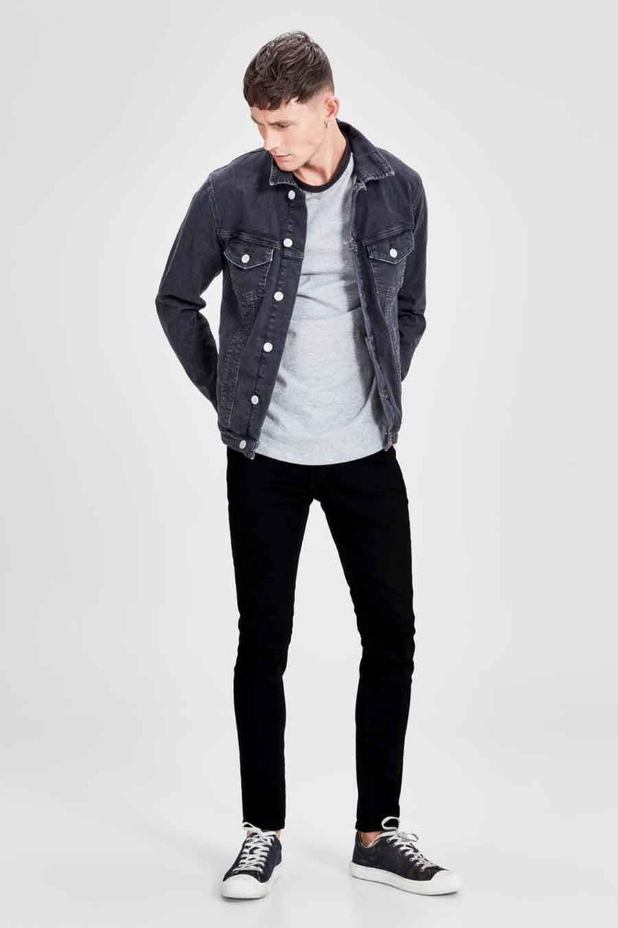 Zwarte Denim Skinny Jeans