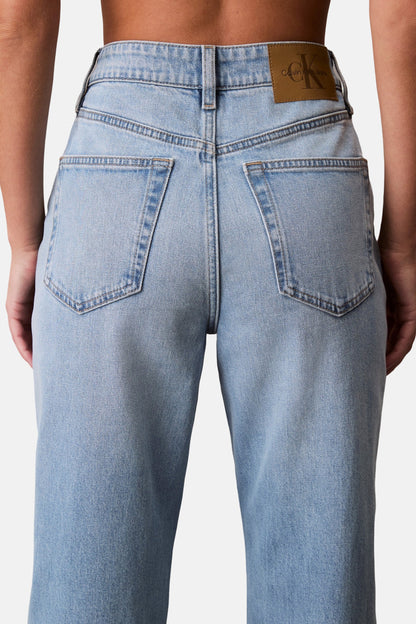 Calvin Klein Lichtblauwe Denim Rechtemodel Jeans