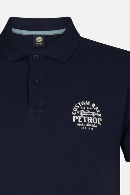 Korte Mouwen Polo - Donkerblauw
