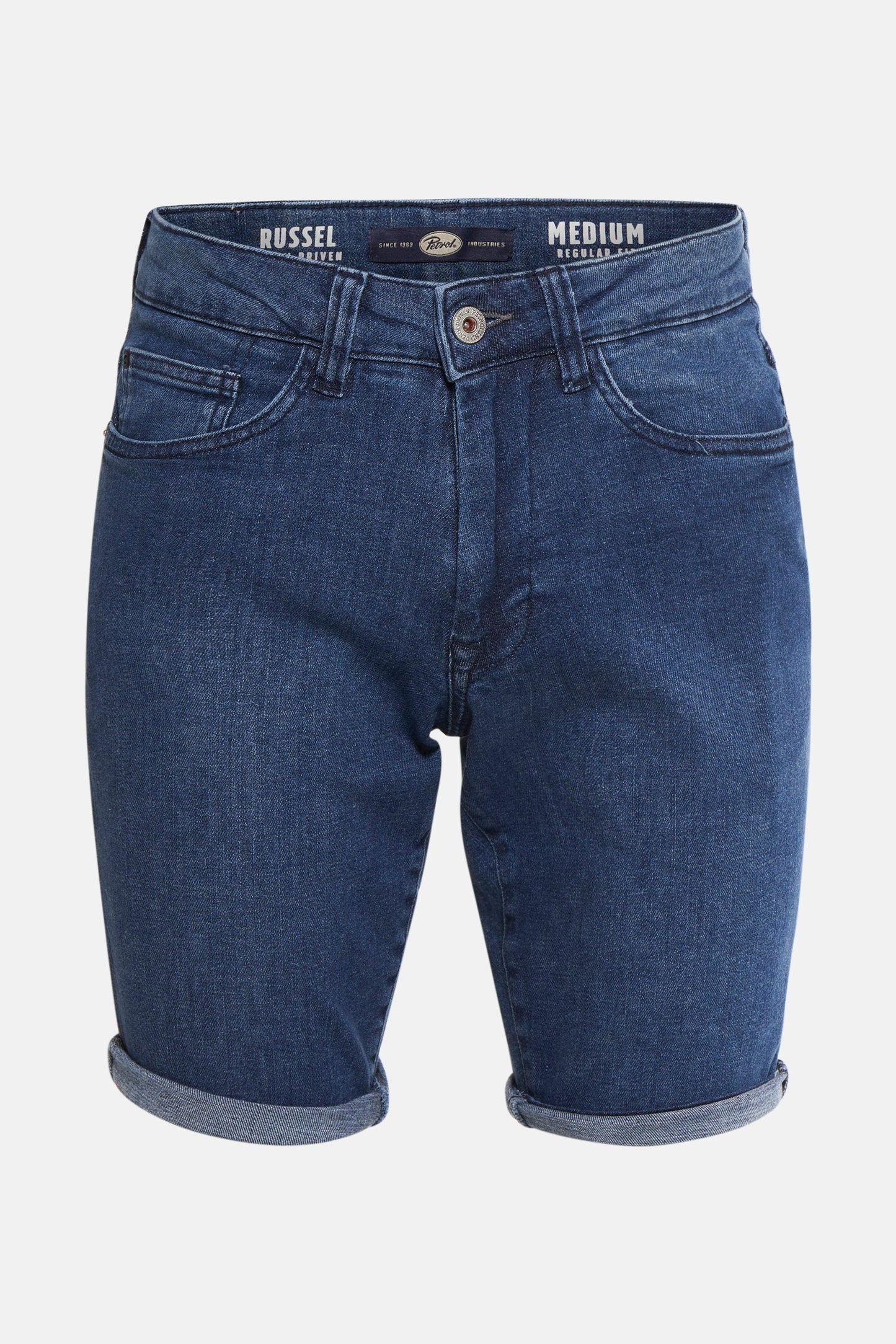 Korte Middelblauwe Denim