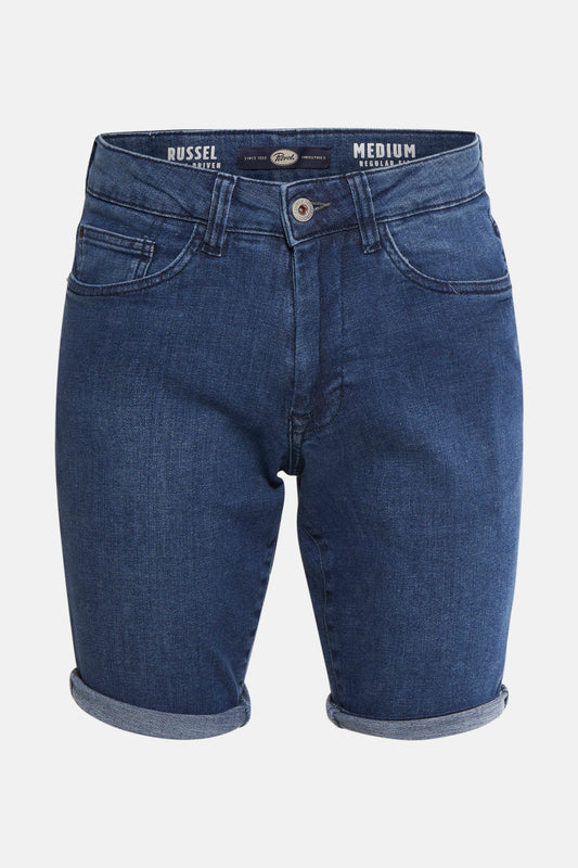 Korte Middelblauwe Denim