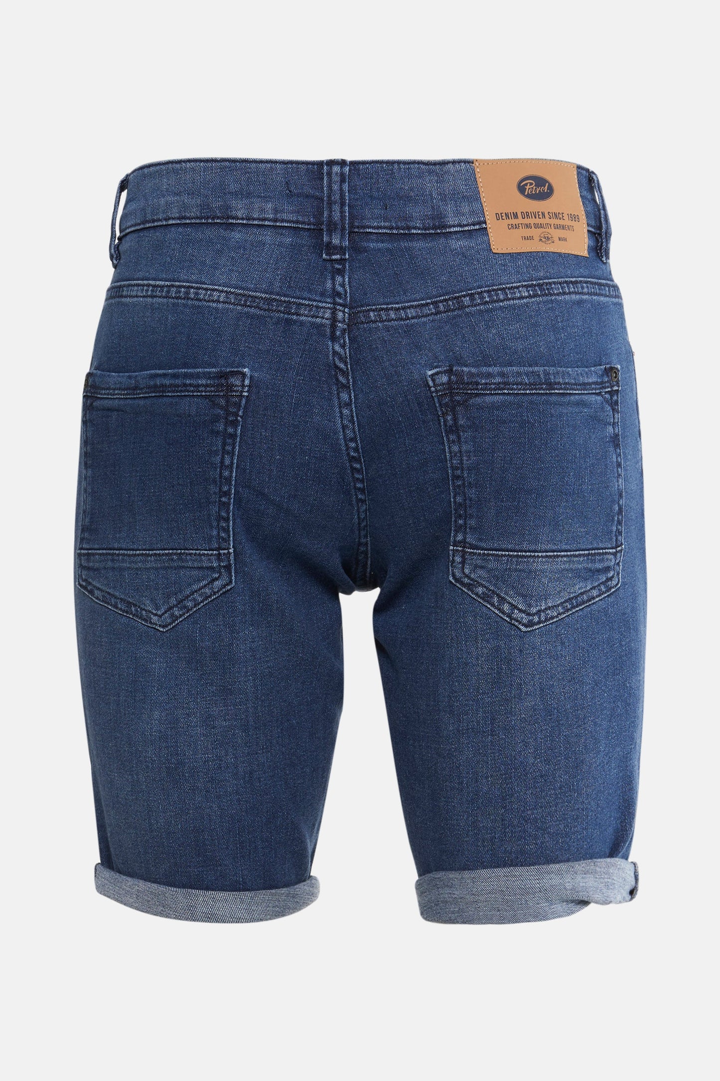 Korte Middelblauwe Denim