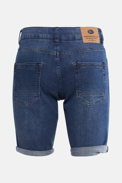 Korte Middelblauwe Denim