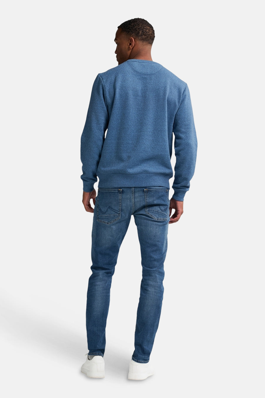 Sweater met ronde hals blauw - Petrol Industries®