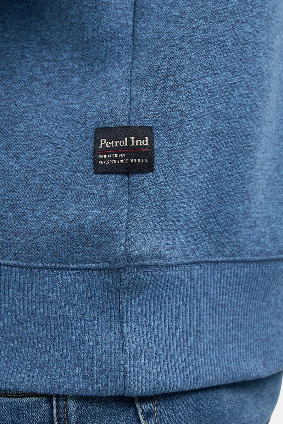 Sweater met ronde hals blauw - Petrol Industries®
