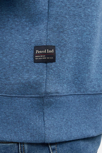 Sweater met ronde hals blauw - Petrol Industries®