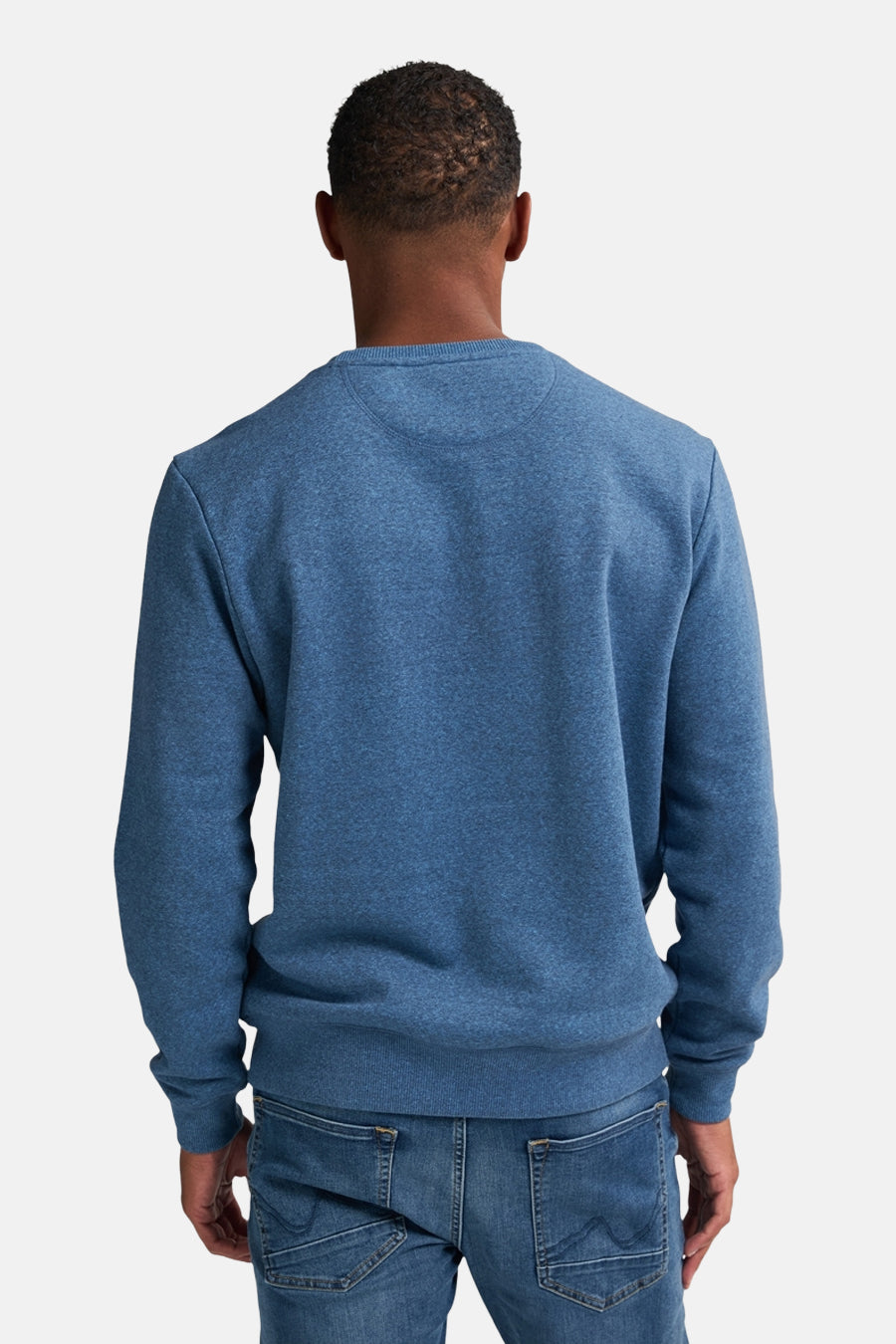 Sweater met ronde hals blauw - Petrol Industries®