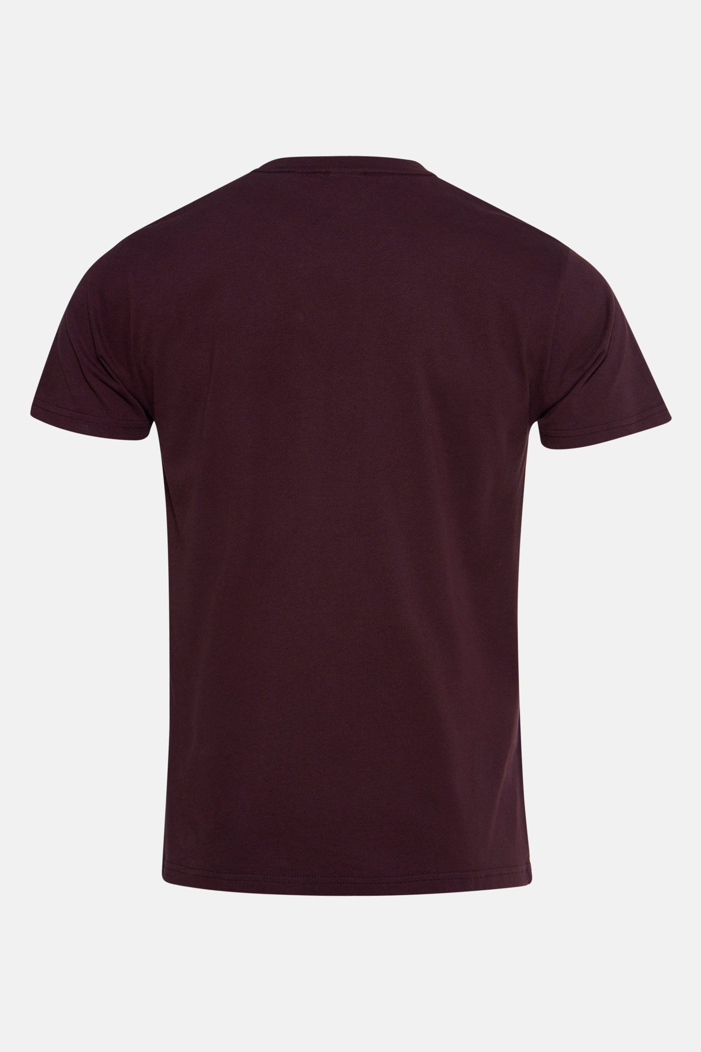 Korte Mouwen T-shirt in Bordeaux
