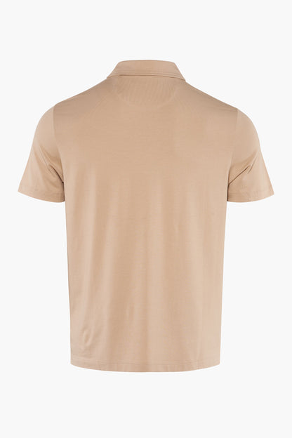 Korte Mouwen Polo - Beige