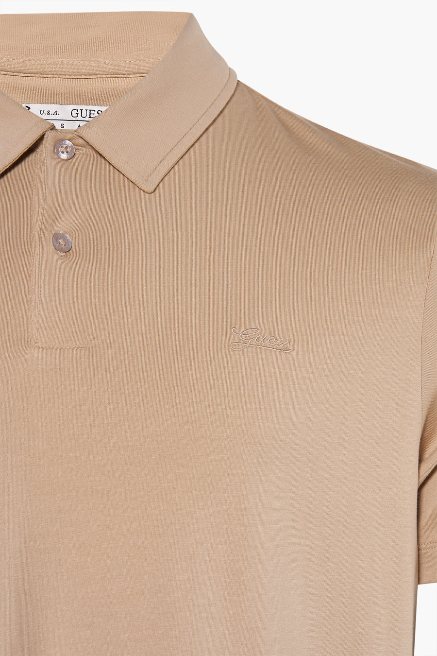 Korte Mouwen Polo - Beige