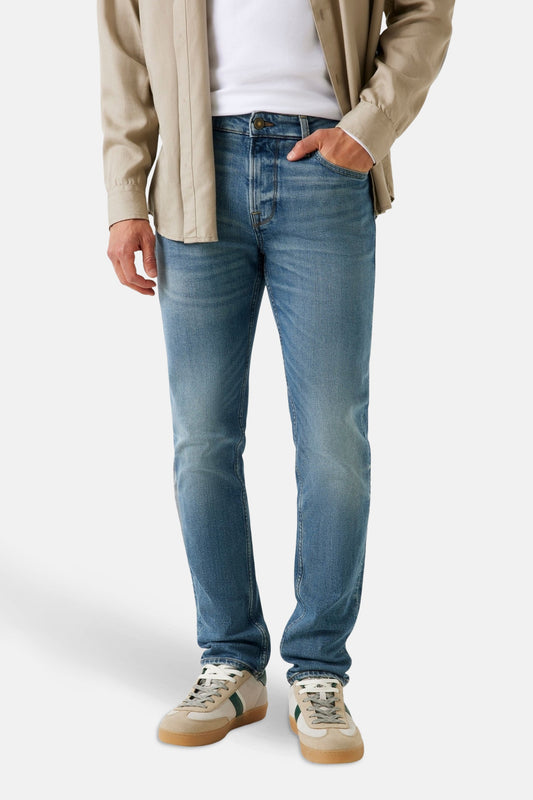 Guess® Rechtaf Mid Blue Denim Jeans