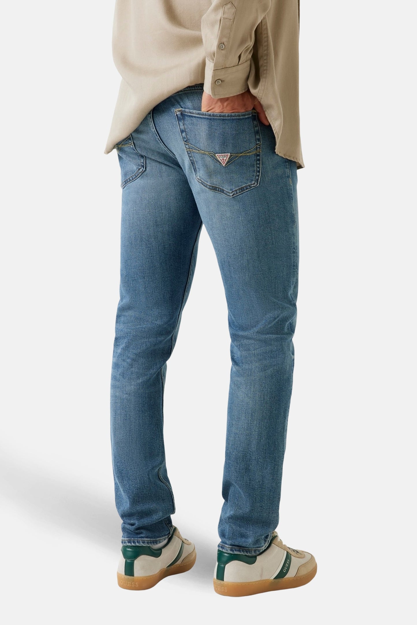 Guess® Rechtaf Mid Blue Denim Jeans