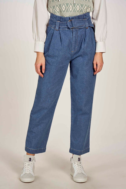 Donkerblauwe Denim Jeans