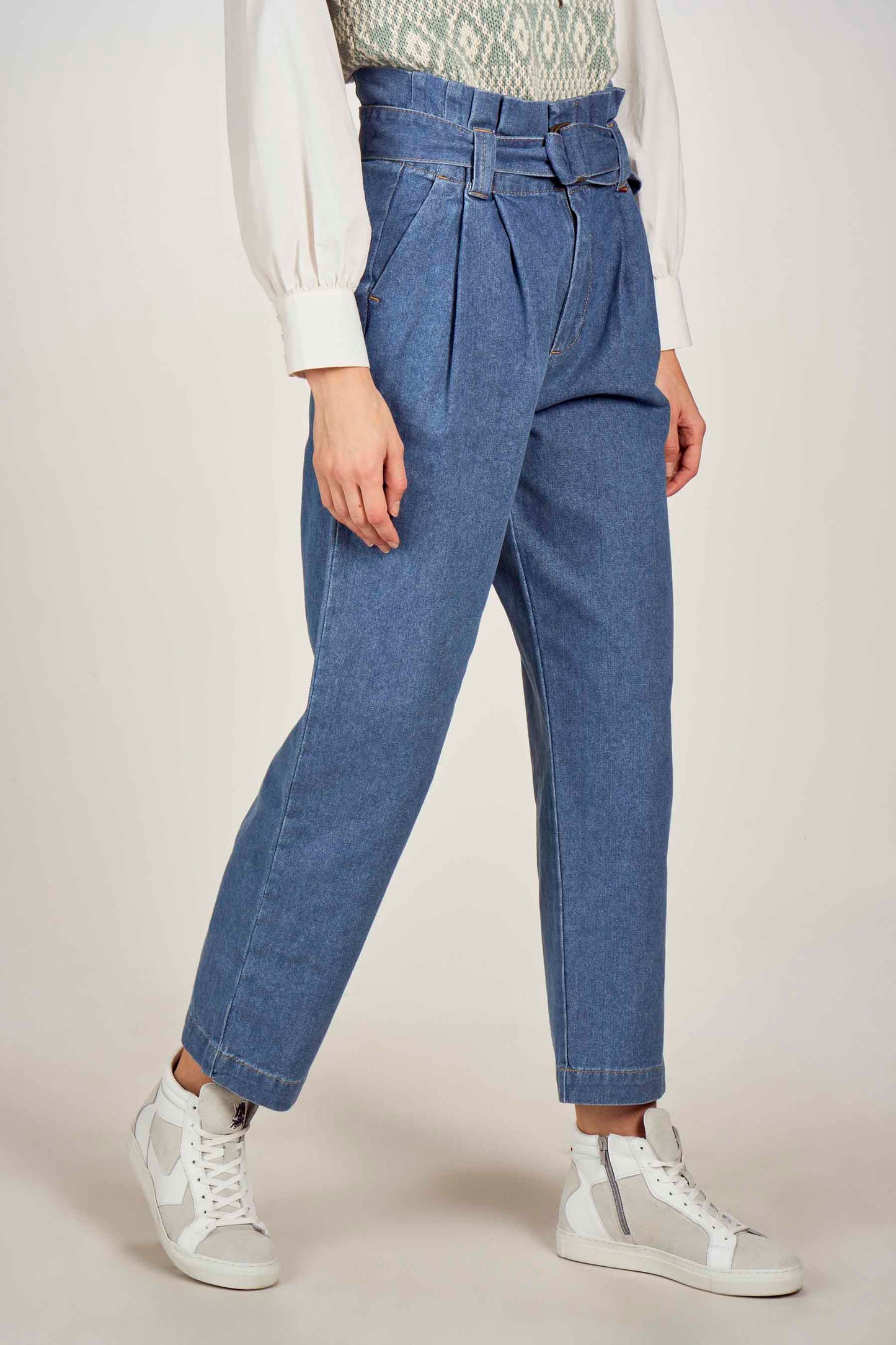 Donkerblauwe Denim Jeans