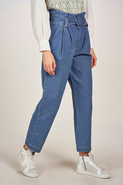 Donkerblauwe Denim Jeans